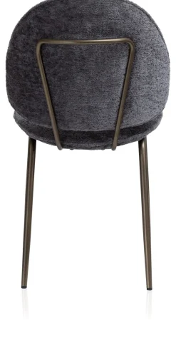 Kjel eetkamerstoel - champagne frame - Antraciet