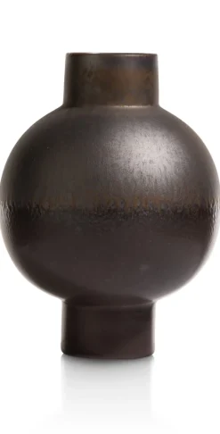 Lara vaas H38cm - Grijs