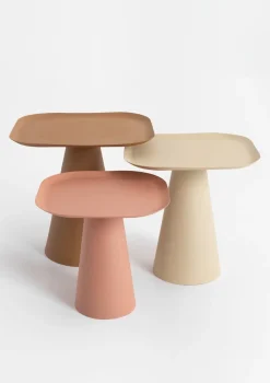 Leah bijzettafel H40cm - Roze