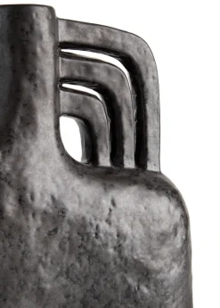 Lina vaas H21cm - Zwart