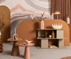 Loes vaas H39cm - Multikleur