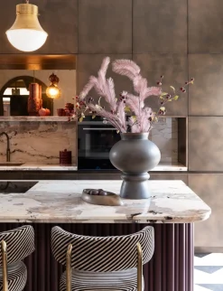 Lovia vaas H43cm - Bruin