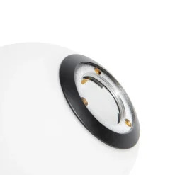 Magnolia glazen bol D15cm - Wit