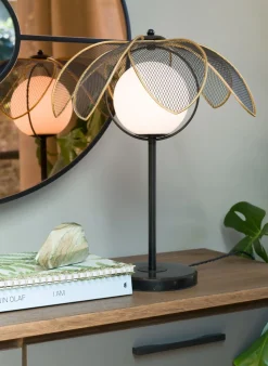 Magnolia tafellamp H49cm 1*G9 - Zwart