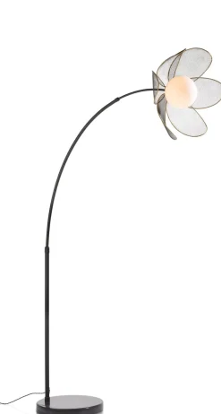 Magnolia vloerlamp H185cm 1*E14 - Zwart