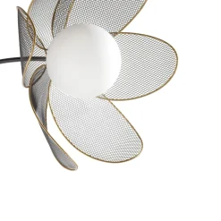 Magnolia vloerlamp H185cm 1*E14 - Zwart
