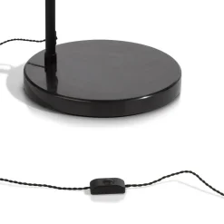 Magnolia vloerlamp H185cm 1*E14 - Zwart