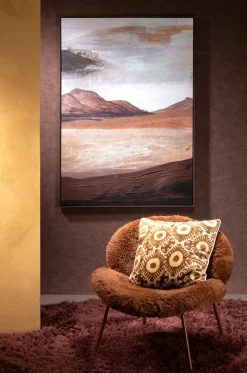 Marcel kussen 50x50cm - Bruin