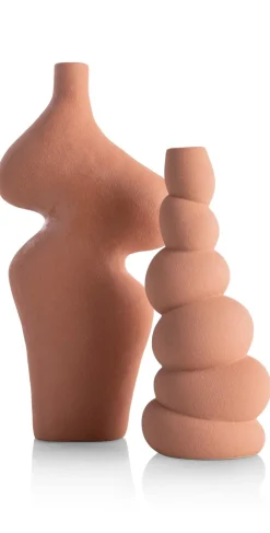 Maria vaas H30,5cm - Terracotta