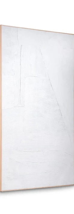 Master Strokes schilderij 120x180cm - Wit