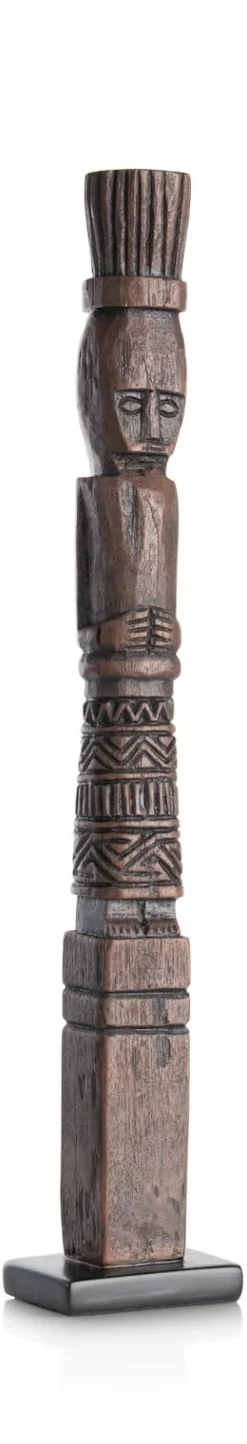 Milan beeld H62cm - Bruin