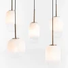Milky hanglamp 5*E27 - Wit