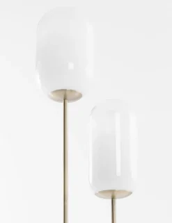 Milky vloerlamp 2*E27 - Wit