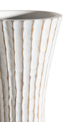 Milou vaas H85cm - Wit