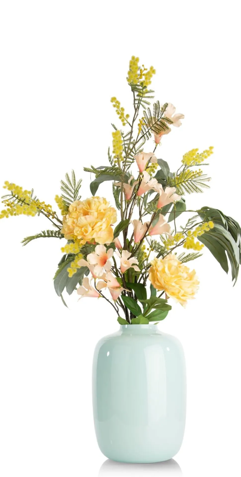 Mimosa Branch H110cm kunstbloem - Geel