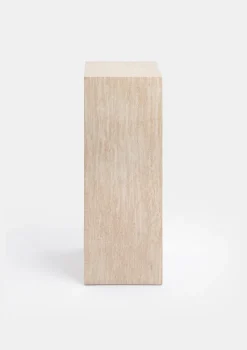 Nea pilaar H80cm - Cremekleurig