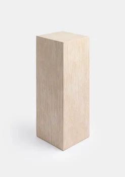 Nea pilaar H80cm - Cremekleurig