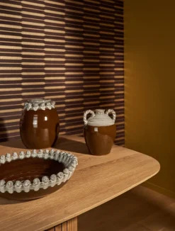 Nera vaas H26cn - Bruin