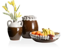 Nera vaas H26cn - Bruin