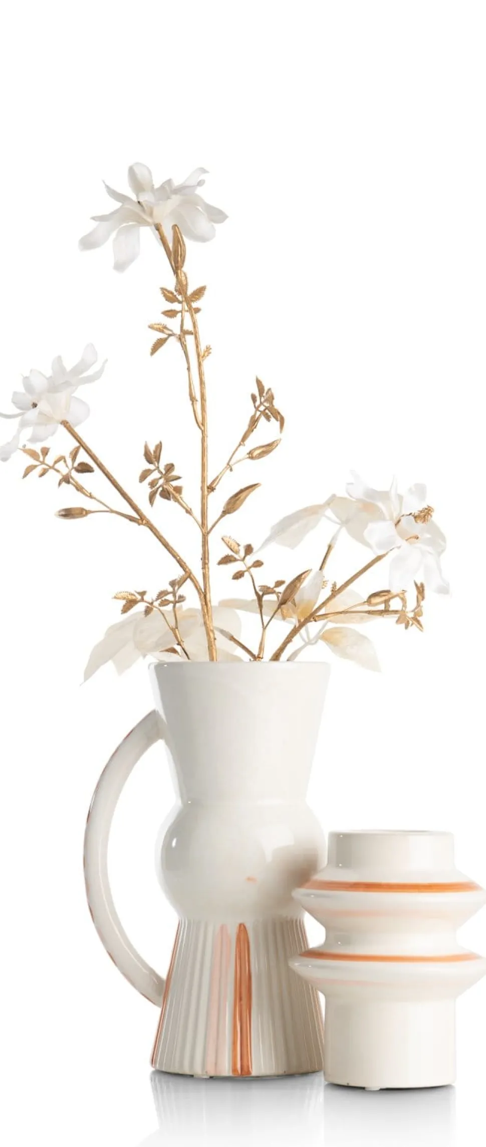 Nora kandelaar H15cm - Multikleur