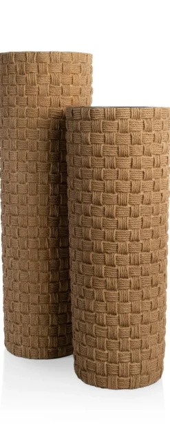 Noud pot H69cm - Bruin