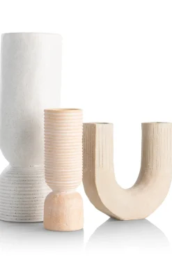 Nova vaas H30,5cm - Wit