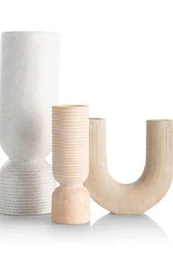 Nova vaas H30,5cm - Wit