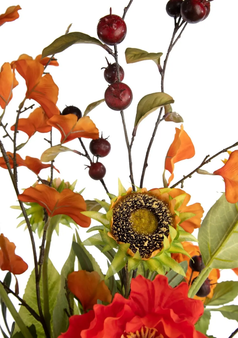 Olive Leaf Spray H82cm kunstbloem - Groen