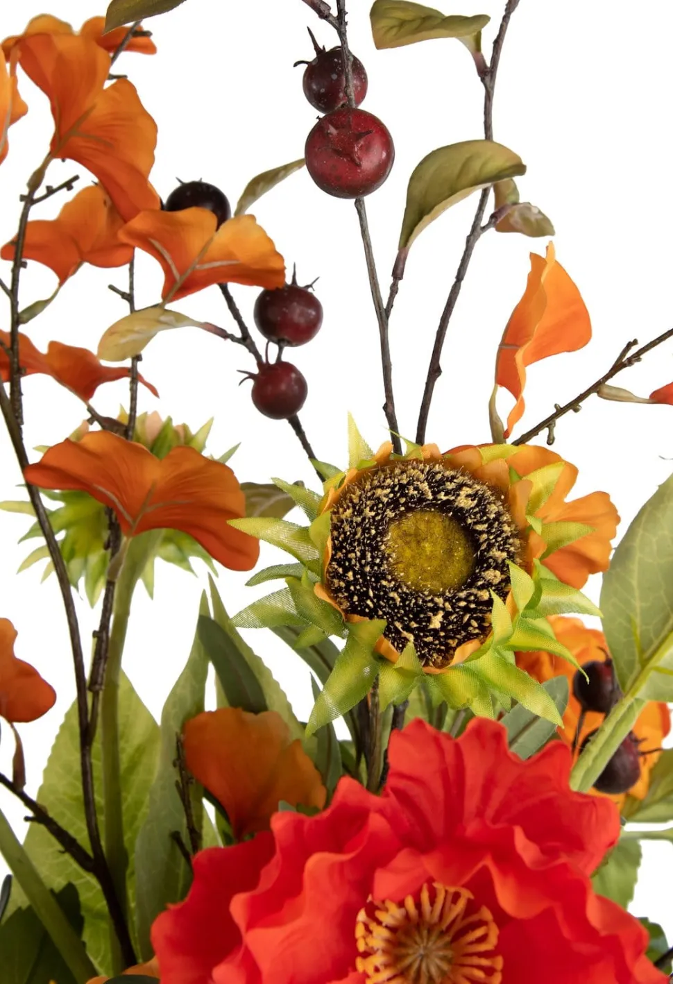 Olive Leaf Spray H82cm kunstbloem - Groen