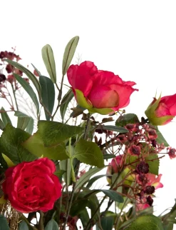 Olive Leaf Spray H82cm kunstbloem - Groen