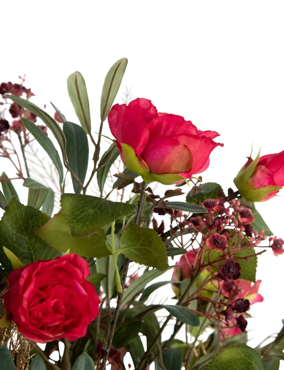 Olive Leaf Spray H82cm kunstbloem - Groen