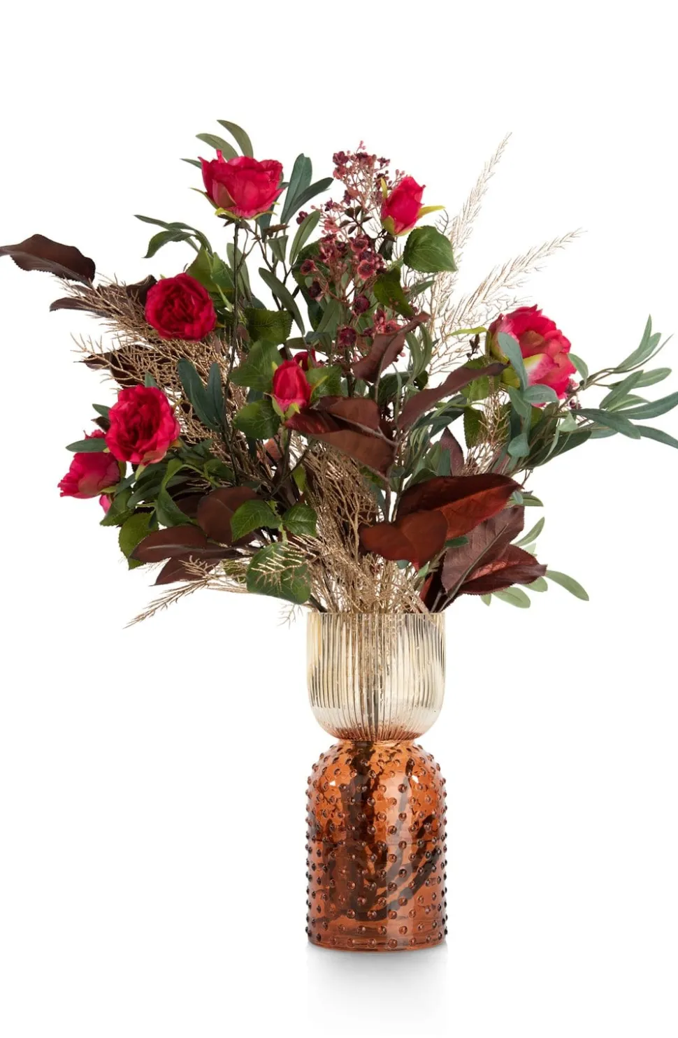 Olive Leaf Spray H82cm kunstbloem - Groen