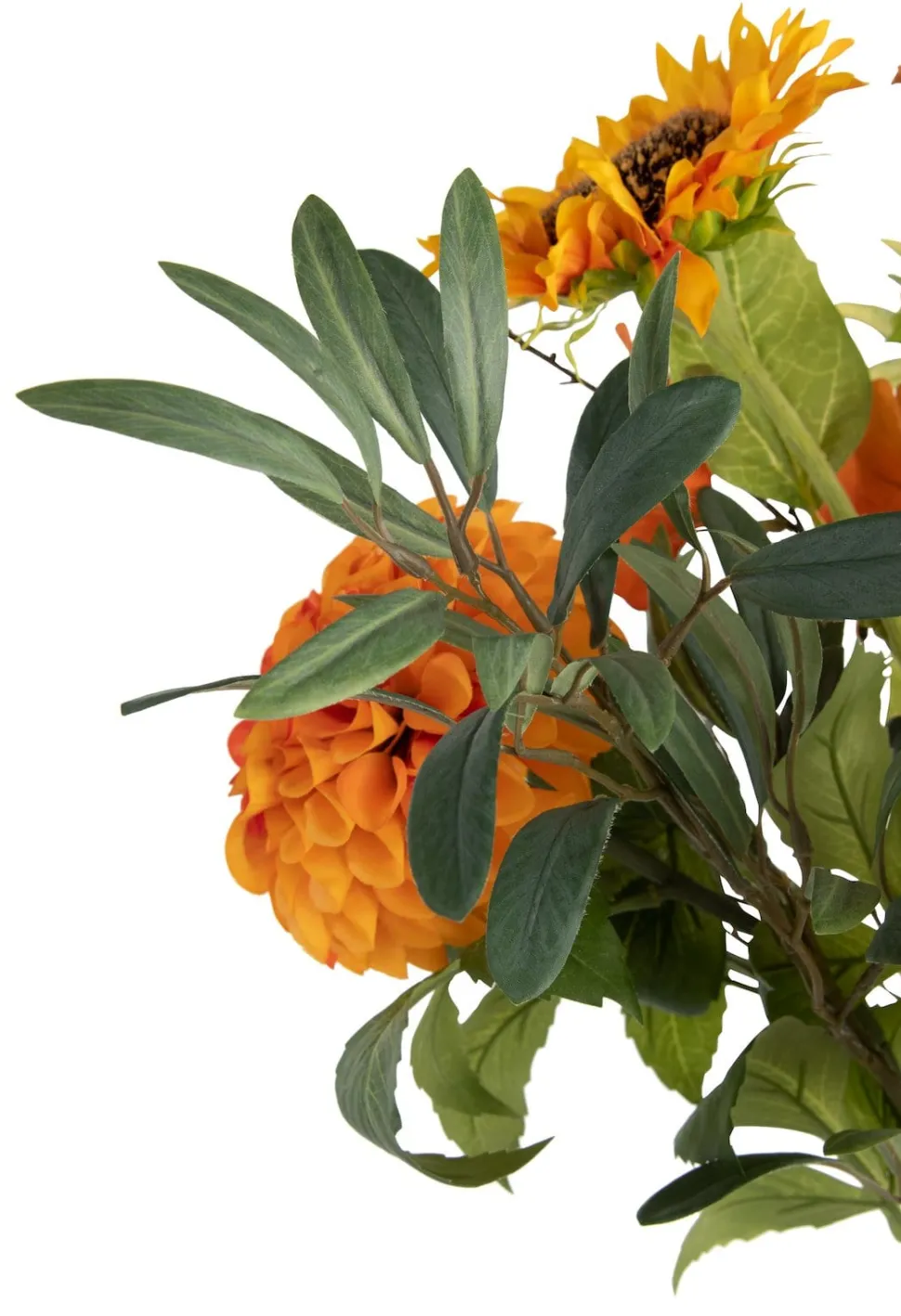 Olive Leaf Spray H82cm kunstbloem - Groen