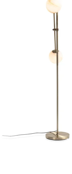 Oona vloerlamp 2*E27 - Goud