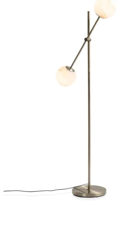 Oona vloerlamp 2*E27 - Goud