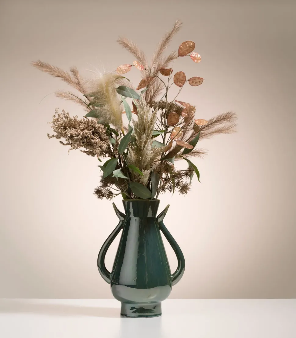 Pampus Grass kunstbloem H120cm - Groen