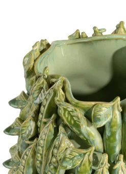 Peas in a pot vaas H45cm - Groen