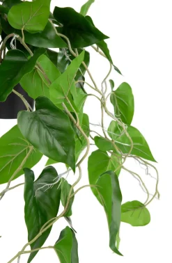 Philodendron Scandens H80cm kunstplant - Groen