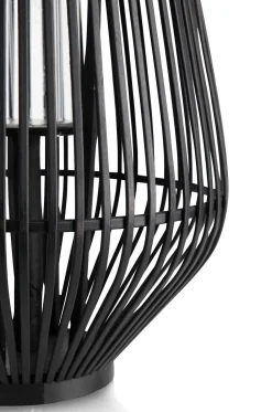 Philou windlicht H70,5cm - Zwart