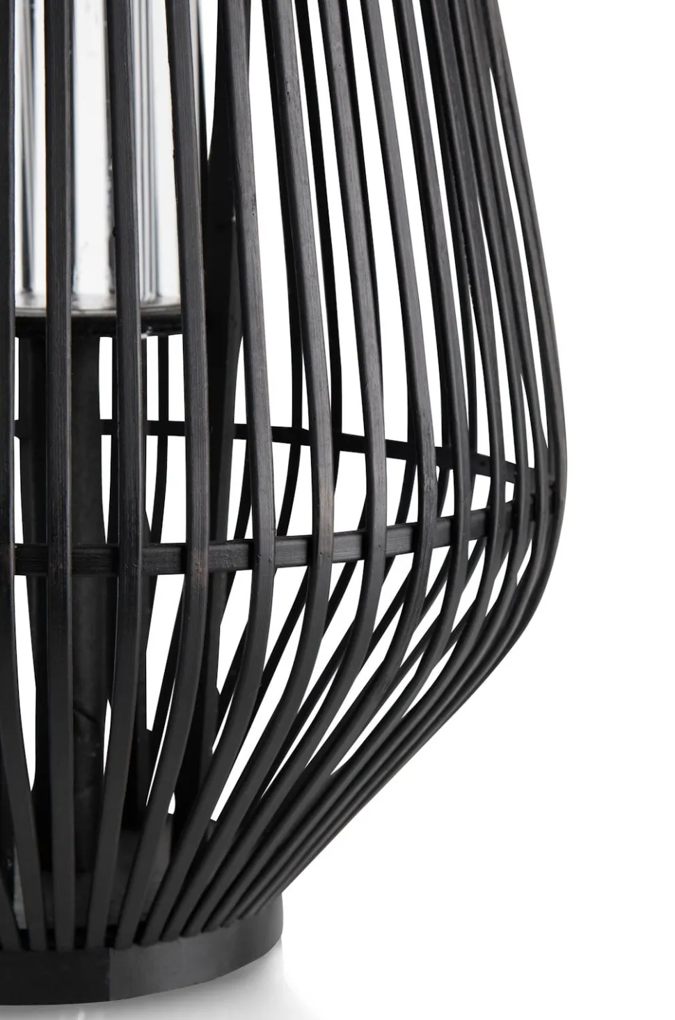 Philou windlicht H70,5cm - Zwart