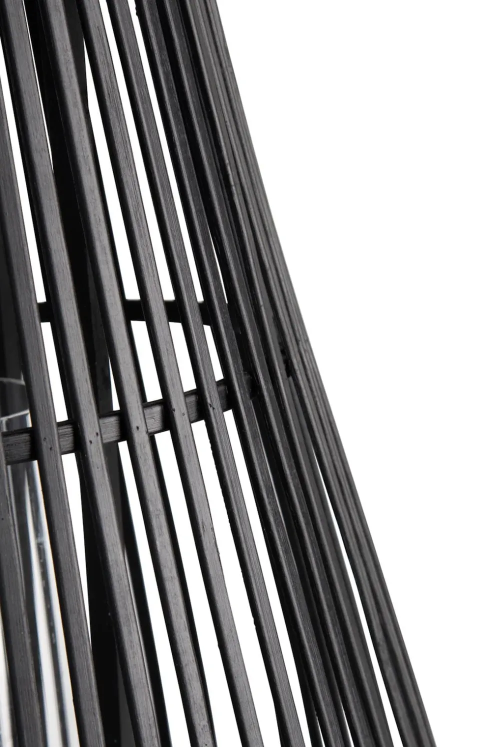 Philou windlicht H70,5cm - Zwart