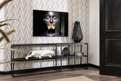 Philou windlicht H26,5cm - Zwart