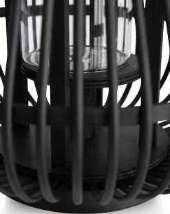 Philou windlicht H26,5cm - Zwart