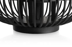 Philou windlicht H26,5cm - Zwart