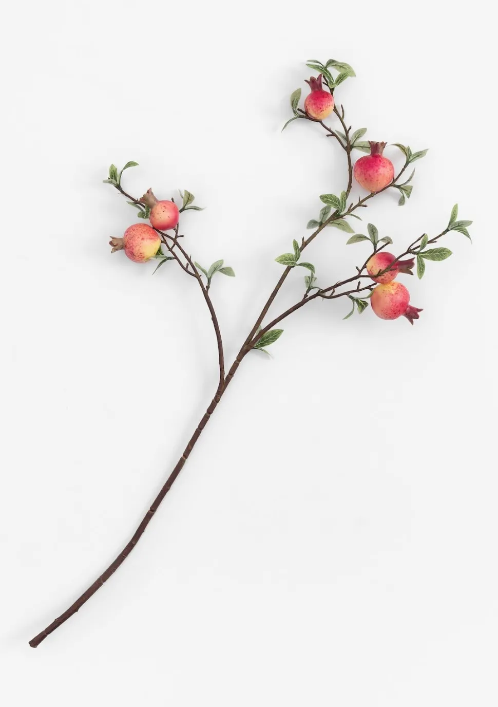 Pomegranate kunstbloem H82cm - Rood