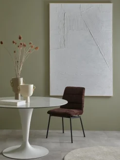 Presley vaas H25cm - Cremekleurig