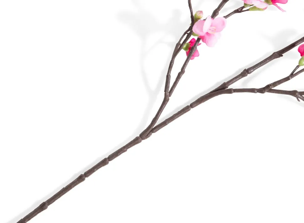 Qunince Spray H97cm kunstbloem - Roze