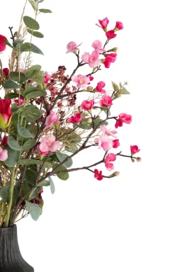 Qunince Spray H97cm kunstbloem - Roze