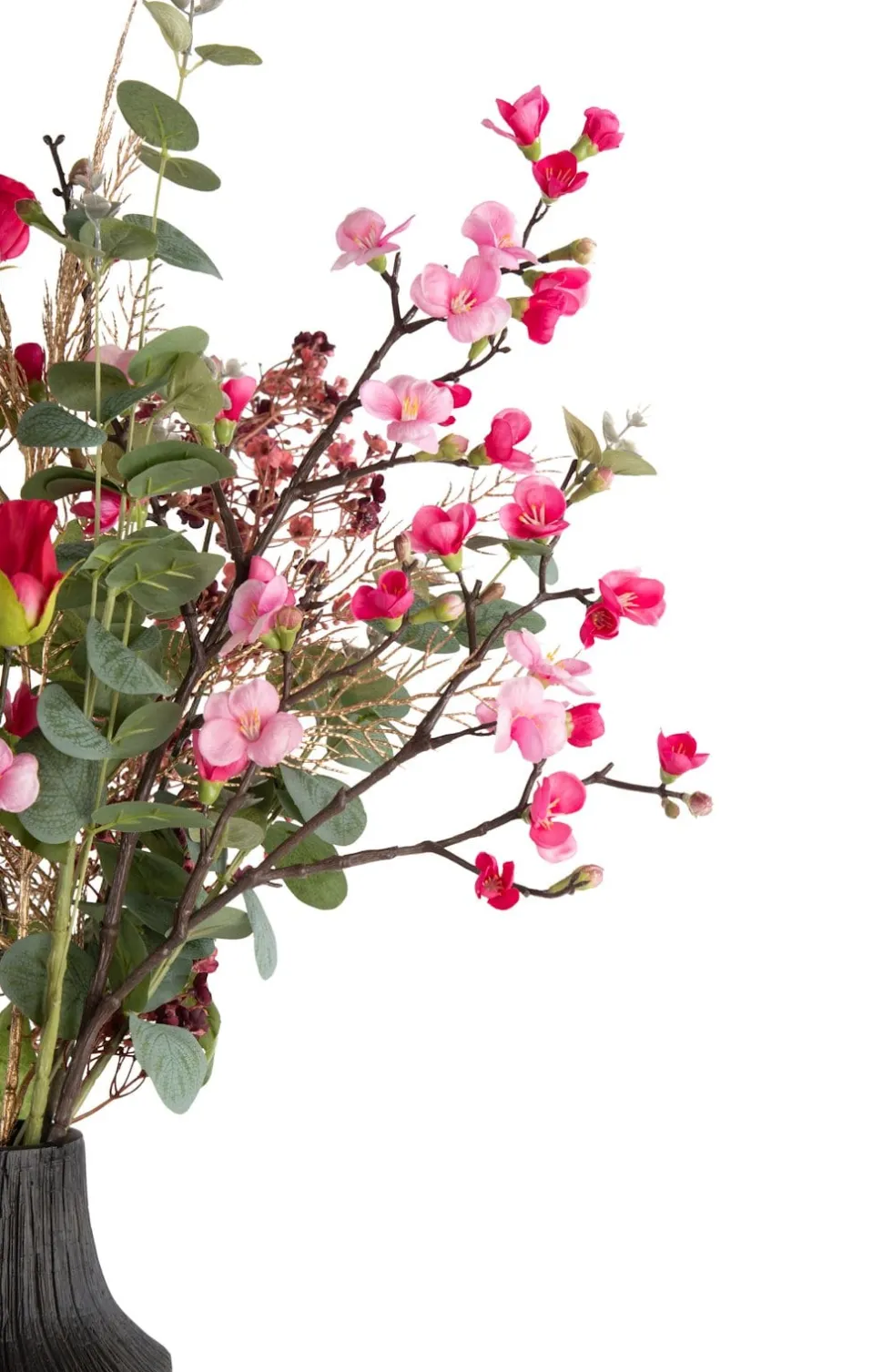 Qunince Spray H97cm kunstbloem - Roze