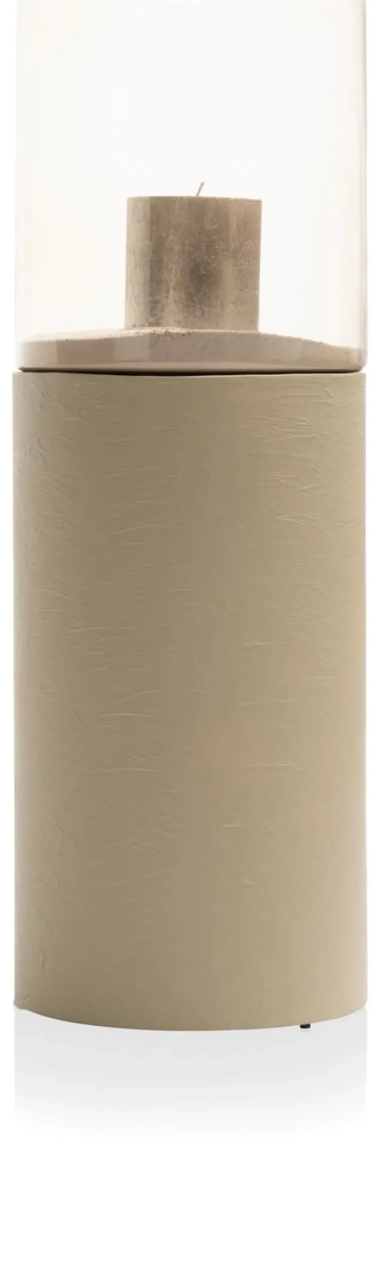Reza windlicht H74cm - Taupe